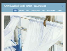 Tablet Screenshot of annlangston.com
